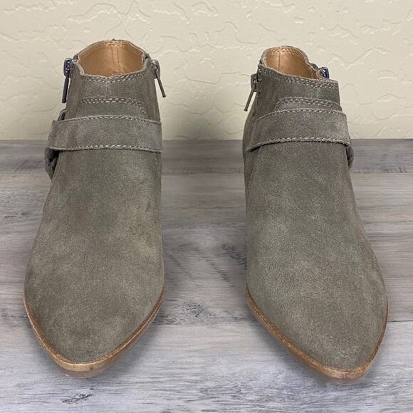 NWOB Lucky Brand Enitha Leather Booties, Size 7.5 - Picture 5 of 11